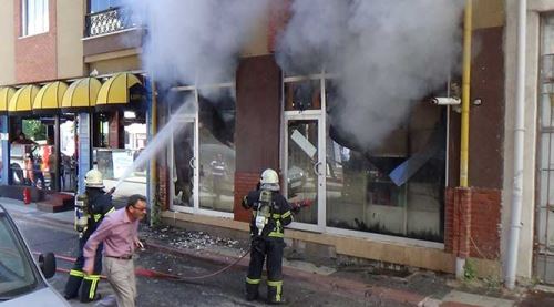 Kütahya'da korkutan yangın