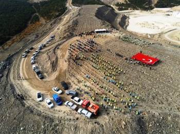 Kütahya’Da Maden Sahası Rehabilitasyon Çalışmalarıyla Fidanlar Toprakla Buluşuyor
