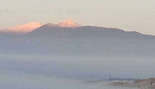 Kütahya’da mevsimin ilk karı Eğrigöz Dağı'na düştü