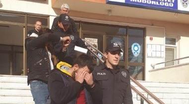 Kütahya'da motosiklet hırsızları tutuklandı