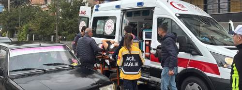 Kütahya’da motosiklet kazası! Yaya ve sürücü hastanelik oldu