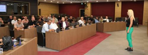 Kütahya'da muhtarlara Depozito Yönetim Sistemi anlatıldı