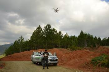 Kütahya’Da Ormanlık Alanlar Hem Karadan, Hem Havadan Denetleniyor
