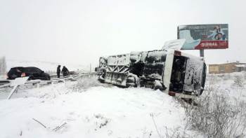 Kütahya’Da Otobüs Kazası: 19 Yaralı
