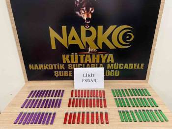 Kütahya’Da Otobüs Yolcusu Likit Esrarla Yakalandı
