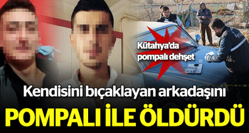 Kütahya'da pompalı dehşet: 1 ölü