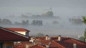 Kütahya’Da Sis Doğaya Renk Kattı
