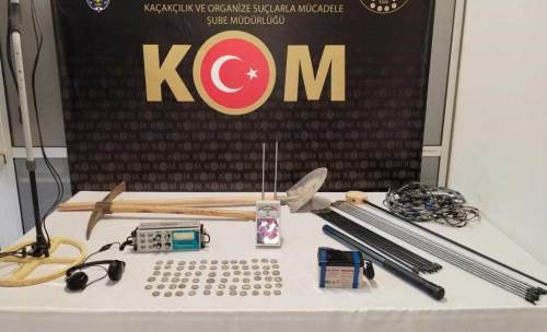 Kütahya’da tarihi eser kaçakçılığına yönelik operasyon