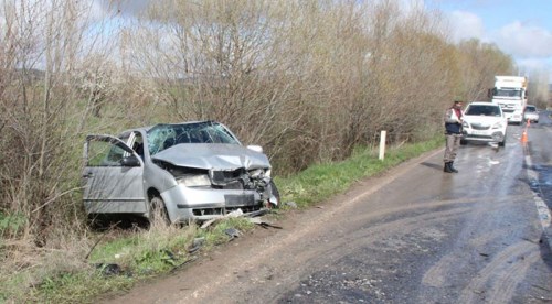 Kütahya'da trafik kazası: 1 ölü, 1 yaralı