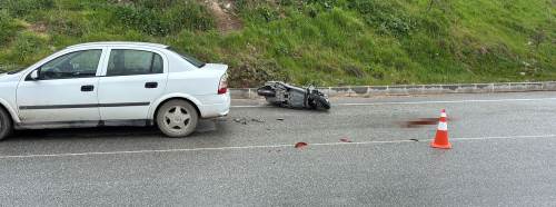 Kütahya'da trafik kazası: 1 yaralı