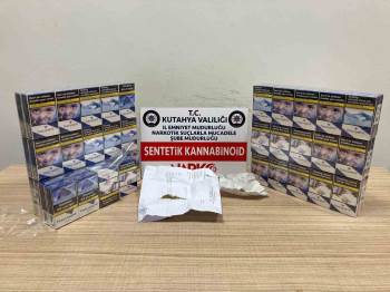 Kütahya’Da Uyuşturucu Ve Kaçak Sigara Ele Geçirildi
