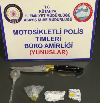 Kütahya’Da Uyuşturucuyla Yakalanan Şüpheli Gözaltına Alındı
