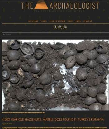 Kütahya’Daki Kazı Dünyanın Ön Önemli Keşifleri Arasında Yer Aldı
