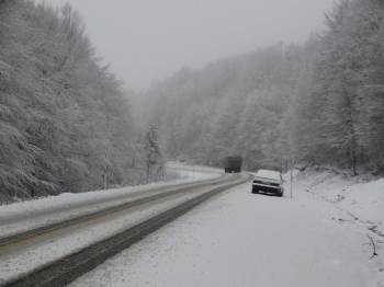 Kütahya Domaniç’Te Kar Yağışı
