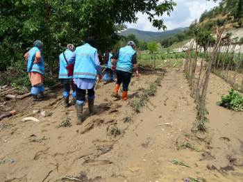 Kütahya Hisarcık’Ta Sel Sonrası Hasar Tespit Çalışması Başladı

