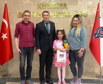 Kütahya İl Emniyet Müdürü Hakan Sıralı’Nın Misafiri Minik İkra
