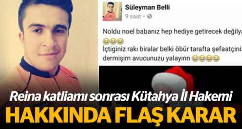 Kütahya il hakemi hakkında flaş karar!