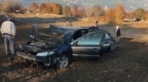 Kütahya Simav’da trafik kazası: 1 ölü, 4 yaralı