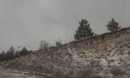 Kütahya Tavşanlı’da sağanak yerini doluya bıraktı