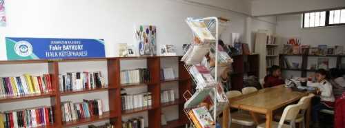 KÜTÜPHANEYE YOĞUN İLGİ