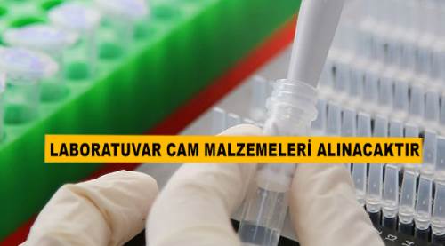 Laboratuvar cam malzemeleri alınacaktır