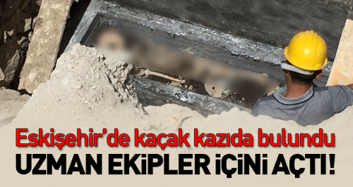 Lahit açıldı define avcıları serbest bırakıldı!