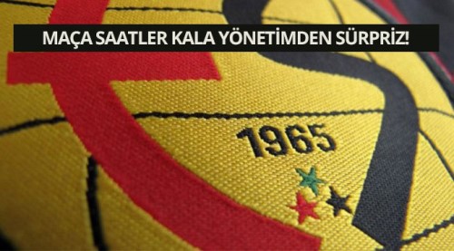 Maç öncesi futbolculara primleri dağıtıldı