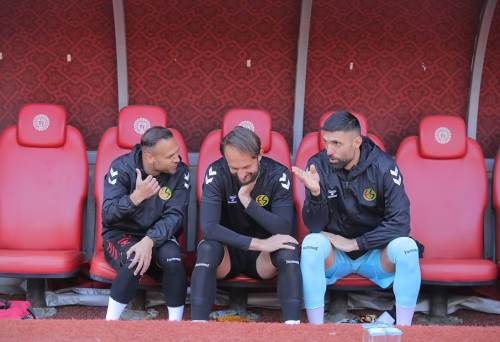 Maç öncesi keyifli sohbet vardı