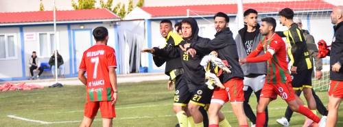 Maç sonu tartışma çıktı