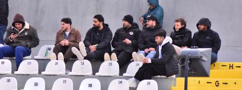 Maçı tribünden takip ettiler