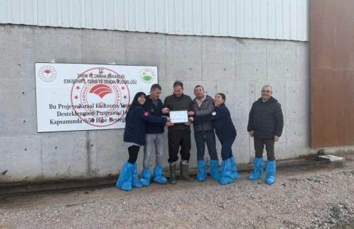 Mahmudiye’de ilk “Hastalıktan Ari İşletme” sertifikası teslim edildi