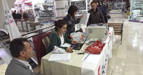 MALİYECİLER ESNAF SARAYI'NA KAMP KURDU