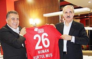 Numan Kurtulmuş, Es Esi ziyaret etti