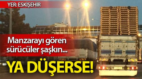 Manzarayı gören sürücüler şaşkın!