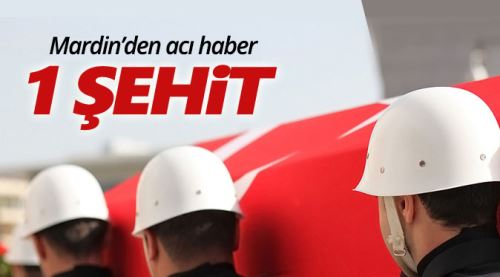 Mardin’de bir asker şehit