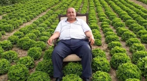 Marul üreticisi böyle eylem yaptı