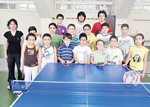 Masa tenisinde çalışmalar sürüyor