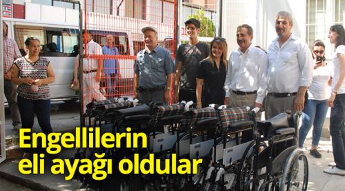 Mavi kapaklar engellilerin eli ayağı oldu