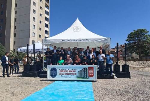 Melikgazi’de kentsel dönüşümde yeni adım: Temeller atıldı