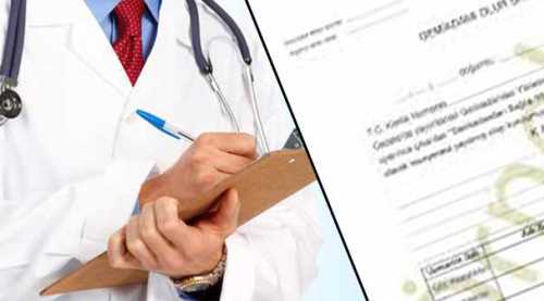 Memura rapor veren doktora şok!