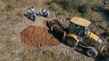 Mera Alanın Sulanmasında Düşünülen Gölet Yapımına Başlanıldı
