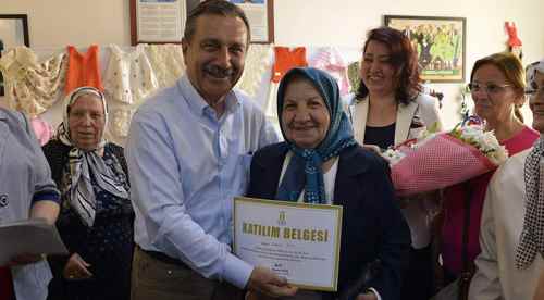 Meslek edindiren kursa yoğun ilgi