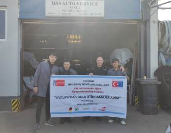 Meslek Lisesi Öğrencileri Avrupa’Da Eğitim Alıyor
