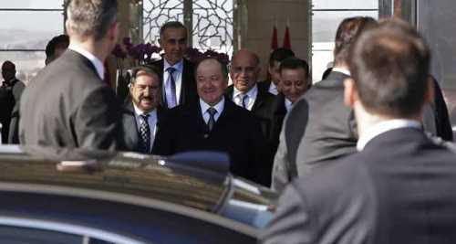 Mesud Barzani Ankara'da