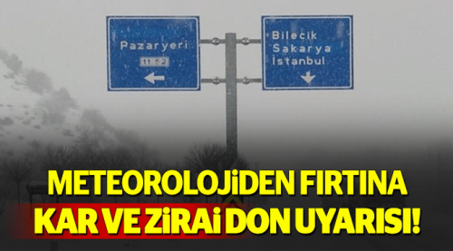 Meteoroloji uyardı: Kar geliyor!