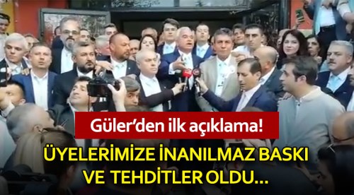 Metin Güler'den ilk açıklama...