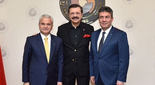 Metin Güler TOBB'u ziyaret etti