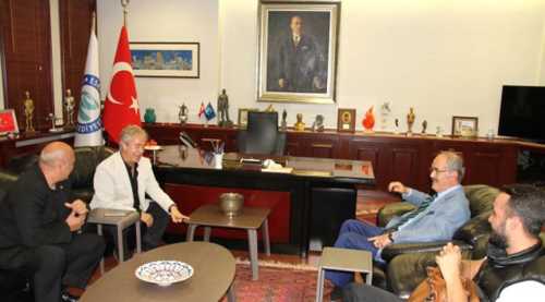 Metin Uca Büyükerşen'i ziyaret etti
