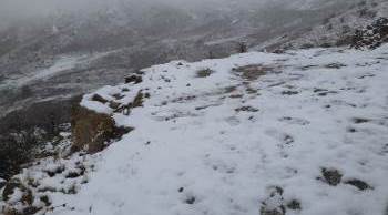 Mevsimin ilk karı yağdı...