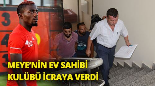 Meye yüzünden haciz şoku